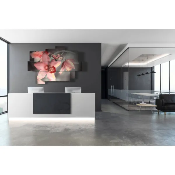 Tableaux de fleurs et papillons, décorations