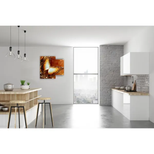 Imprime mariposas estilizadas.