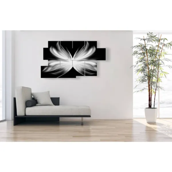 Paintings of a heart, butterflies, and angel wings