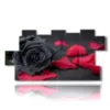 paintings of black roses and red petals - version: 11 pannelli 202x103cm