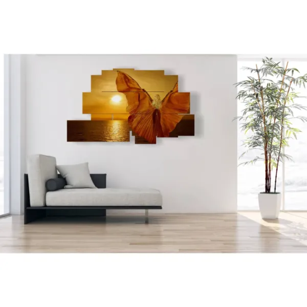 decoración con mariposas en relieve