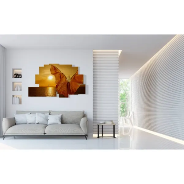 decorazioni con farfalle in rilievo