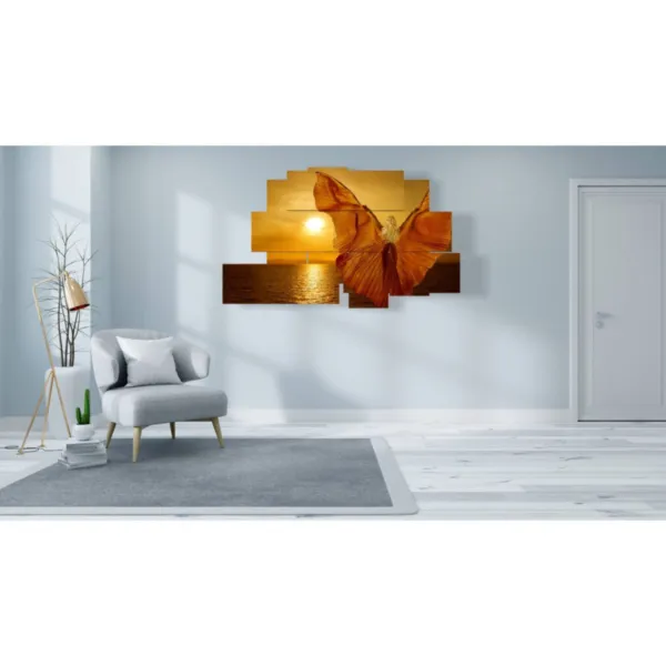 tableaux en relief avec des papillons