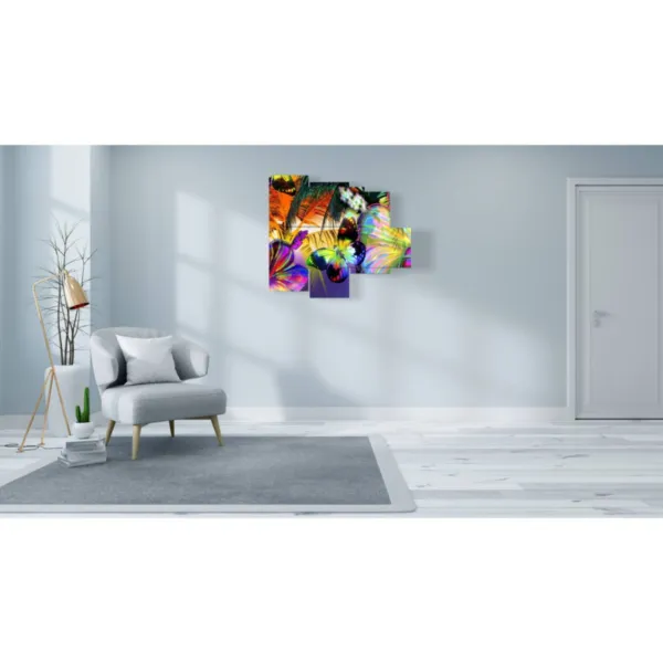 Impressions murales avec des papillons