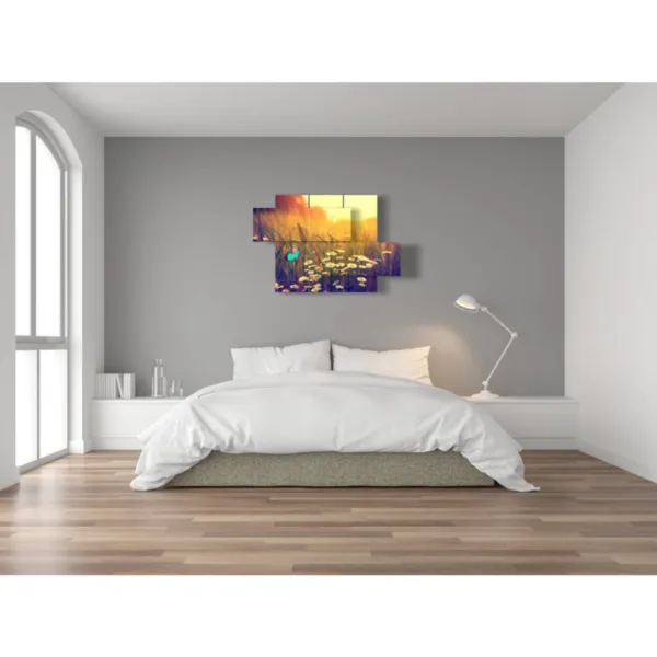 Druck mit 3D-Schmetterlingen