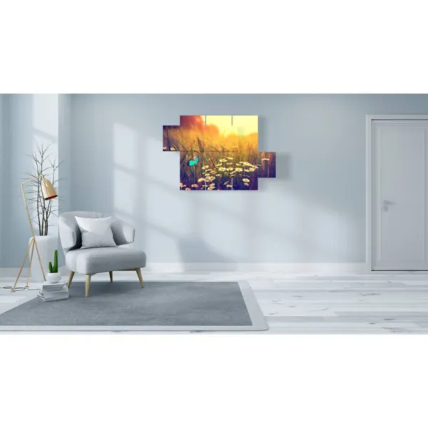 Murales avec papillons 3D