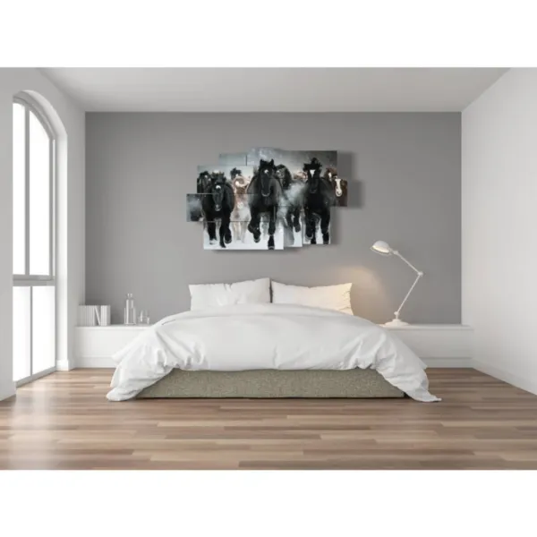 Paneles decorativos caballo galopando