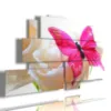 quadri con fiori e farfalle meravigliosi