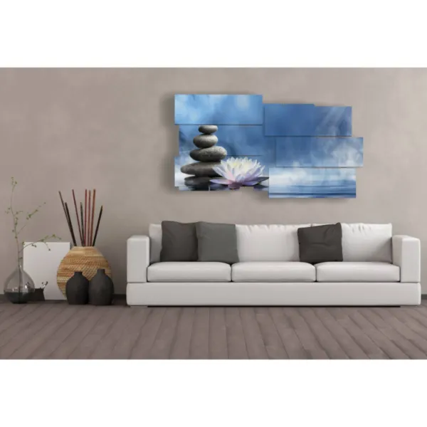 Decoración de flor blanca