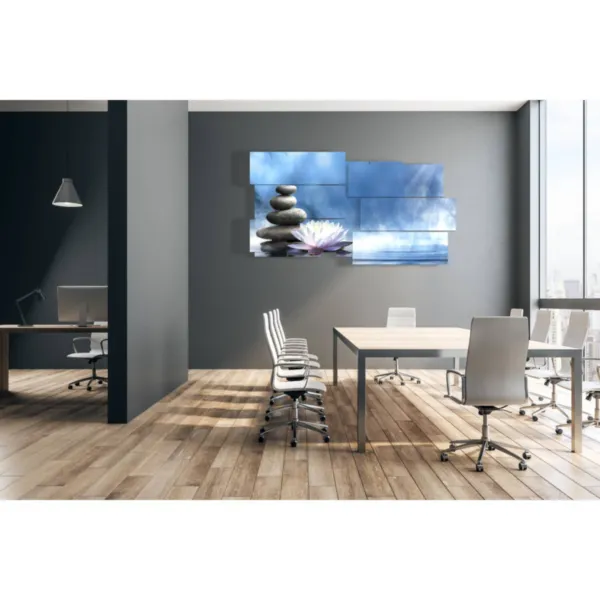 impresión con flor de loto