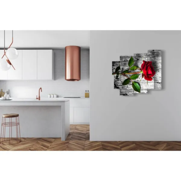 furniture with rose paintings