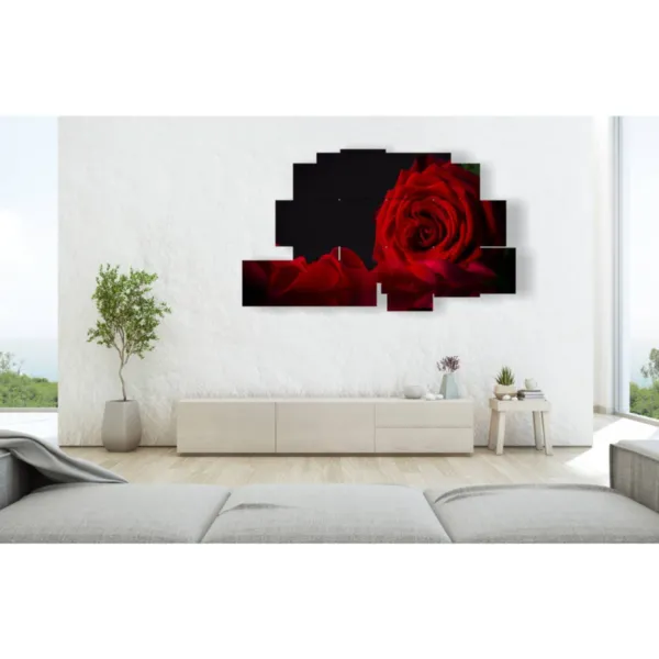 Zeichnung eines rosa Rahmens