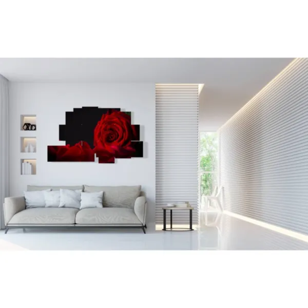 Bild mit rosafarbenem Design