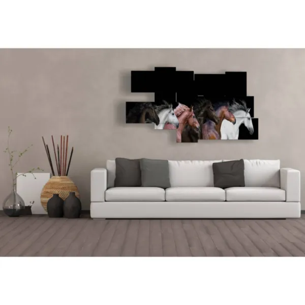 tableaux chevaux shabby chic