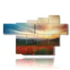 foto papaveri al tramonto spettacolare - version: 7 pannelli 173x108cm