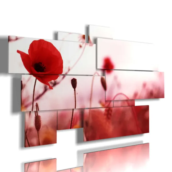 modern flower paintings