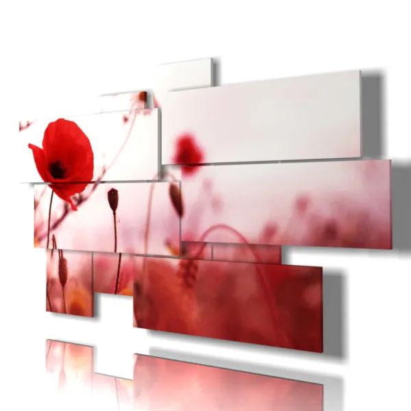 impressions de fleurs modernes