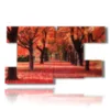 bild mit bildern vom gluehend heissen herbst - version: 9 pannelli 177x101cm