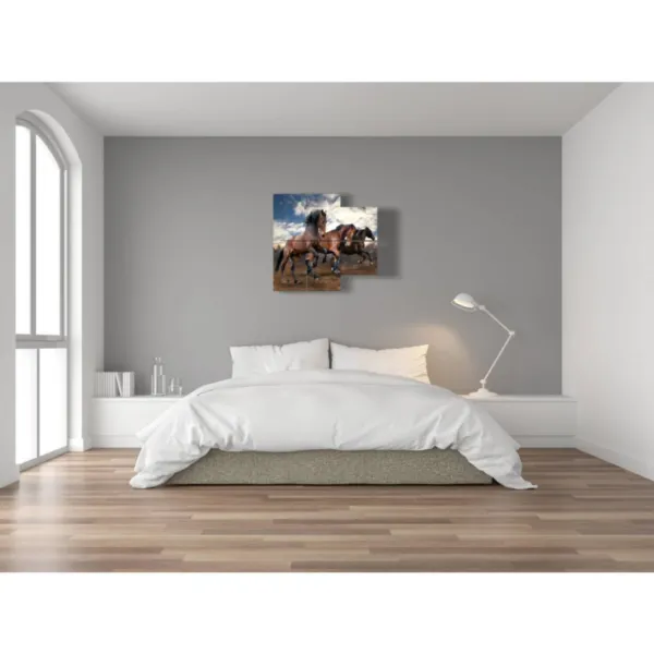 œuvres d''art chevaux sauvages