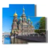 quadro con foto san pietroburgo russia - version: 5 pannelli 102x93cm