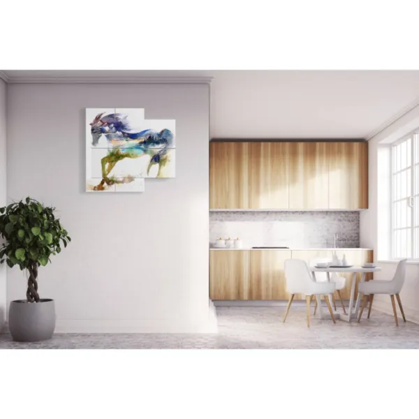 Blue Horses Painting