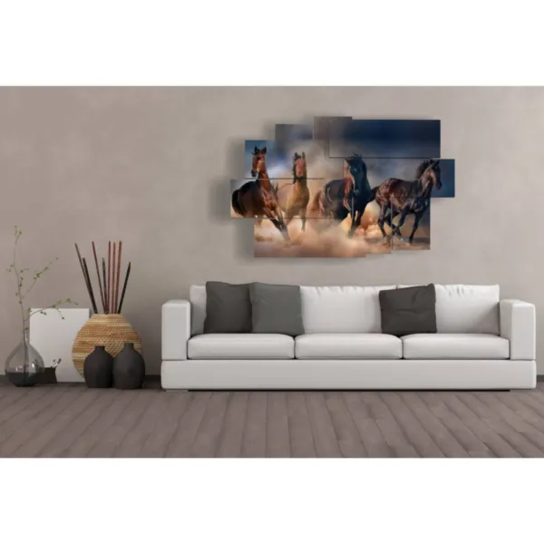 print horses galloping