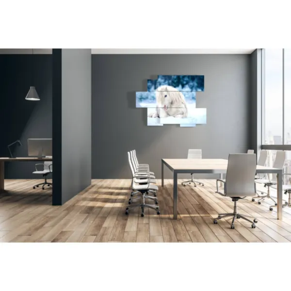 white horse painting decorations