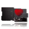 modern painting hearts in hand - version: 10 pannelli 183x100cm