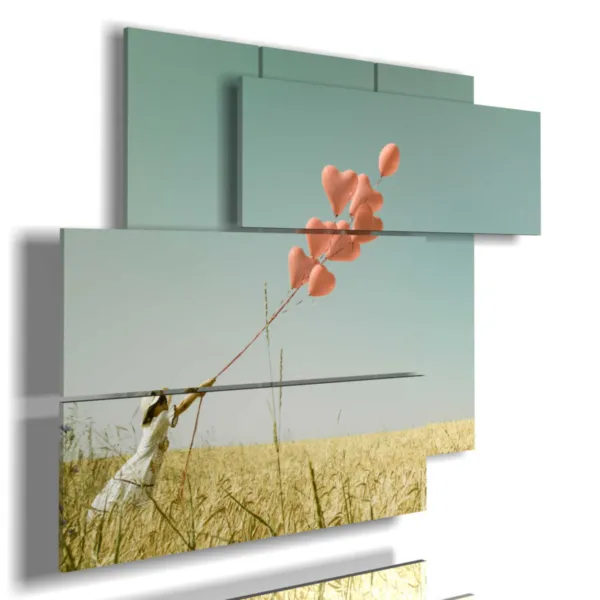 Le quadro palloncino cuore in volo in tedesco si traduce come:  