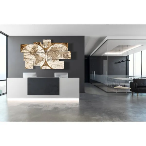 mobili con decorazioni mappamondo antico