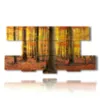 painting with photos of autumn mountain in yellow - version: 8 pannelli 186x97cm