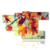 tableau photo d automne avec des feuilles d oranger - version: 7 pannelli 172x103cm