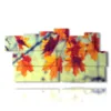 tableau photo d automne avec des feuilles d oranger - version: 11 pannelli 197x106cm