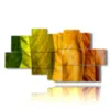 quadro autunno arcobaleno di foglie - version: 8 pannelli 184x97cm
