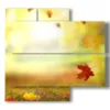 bild herbstlaub - version: 4 pannelli 91x85cm
