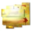 tableau feuilles d automne - version: 5 pannelli 106x98cm