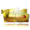 tableau feuilles d automne - version: 11 pannelli 197x106cm