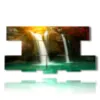 bild wasserfall in bewegung mit der sonne - version: 8 pannelli 186x97cm