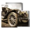 quadro auto vintage 01 - version: 5 pannelli 102x93cm