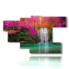 tableaux modernes cascade enchantee - version: 7 pannelli 172x103cm