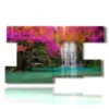 modern paintings enchanted waterfall - version: 9 pannelli 177x101cm