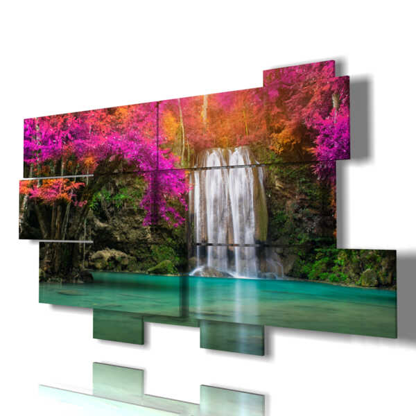 quadri moderni cascata incantata