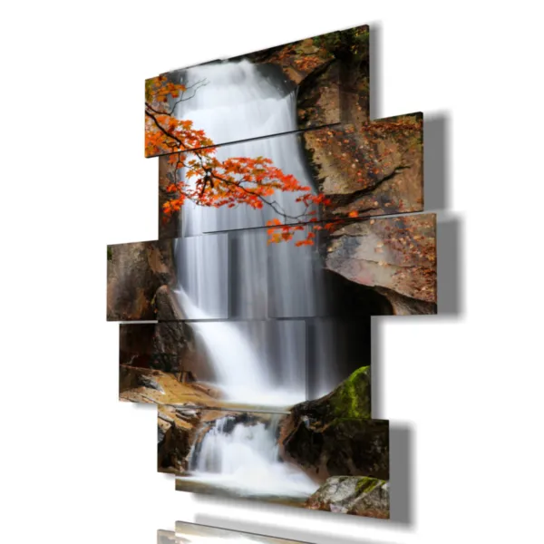 Cadre cascade d''eau décoration murale