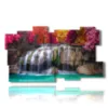 tableau sur toile cascade enchantee - version: 11 pannelli 184x104cm