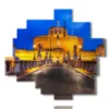 rome tableau entree castel sant angelo - version: 11 pannelli 158x146cm