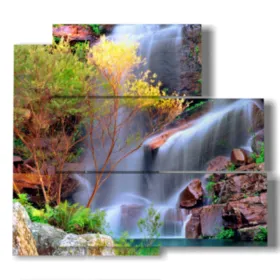 quadro con cascata