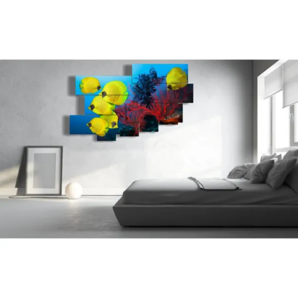 Prints with yellow fish