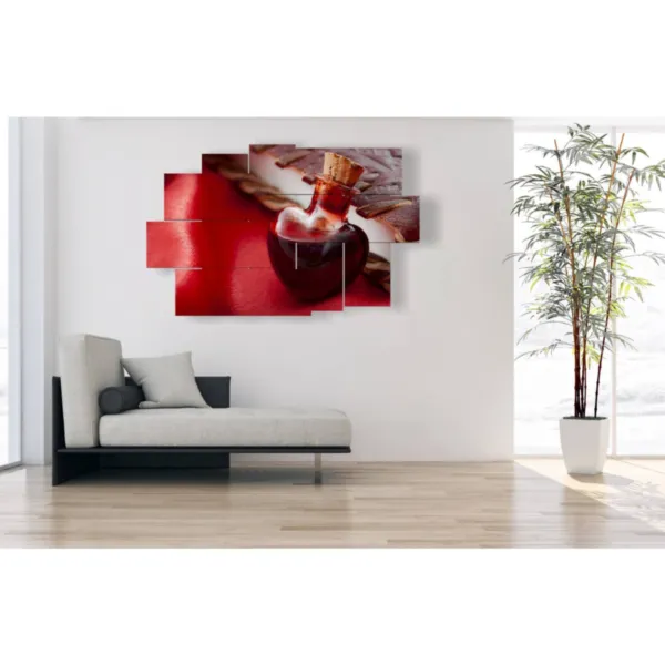 Décorations murales avec des cœurs