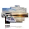 bilder bilder boote bereit fuer eine reise - version: 9 pannelli 164x114cm