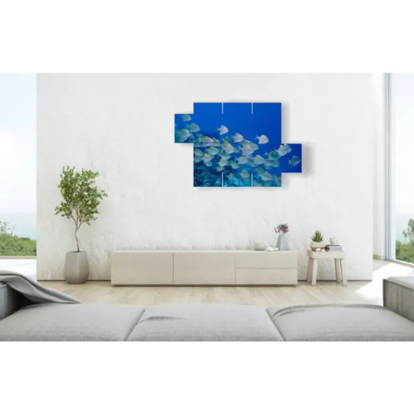 impression de poissons tropicaux